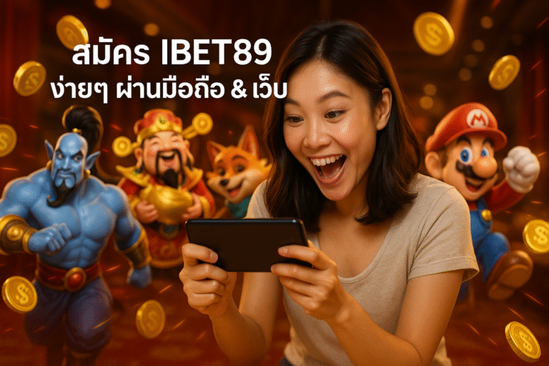 สมัคร IBET789 ง่ายๆ ผ่านมือถือ & เว็บ