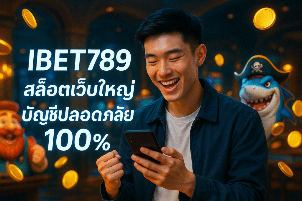 IBET789 สล็อตเว็บใหญ่ บัญชีปลอดภัย 100%